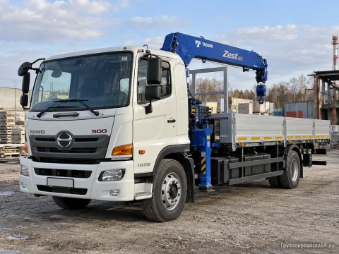 Hino с КМУ · Манипулятор — перевозчик Сергей, Новосибирск