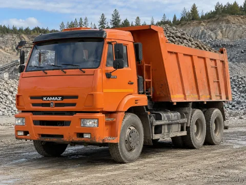 КАМАЗ 65115 самосвал 20 т · dump · 20 т — перевозчик Роман, Новосибирск