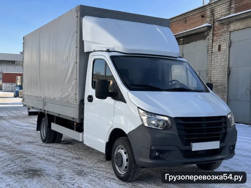 Газель Next 21 м³ · Тент · 1,5 т — перевозчик Владимир, Новосибирск