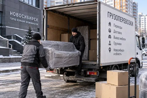Газель · Будка — перевозчик Грузоперевозки на ГАЗели, город/межгород, Новосибирск