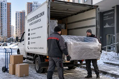 Газель 1,5–2 т · Будка — перевозчик Переезды, межгород, вывоз мусора (24 часа), Новосибирск